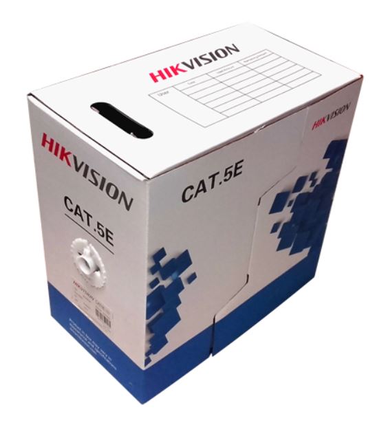UTP CAT.5e fali kábel, tömör réz, HIKVISION 305m